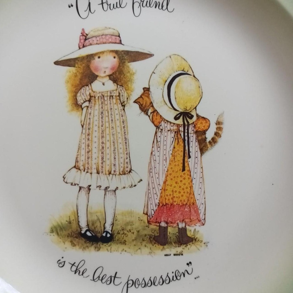 Vintage Holly Hobbie Collector Plate 1972 Lenox